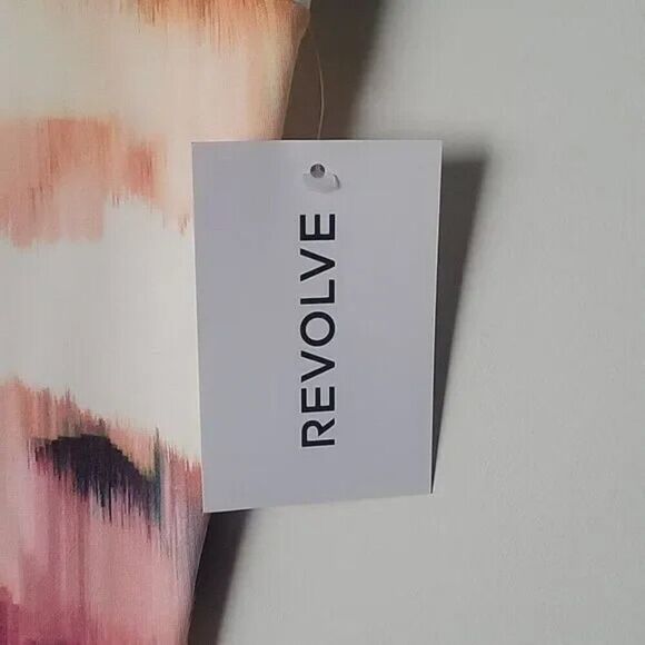 NWT Isla Lulu White Pink BodyCon Cocktail Club Watercolor Summer Mini Dress S - Picture 5 of 7